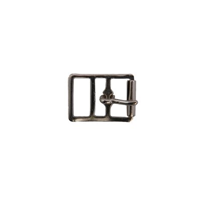 Roller buckle 3/8double bar nickel (min12