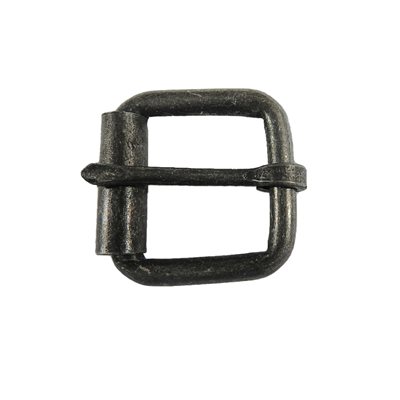 Roller buckle;.1" 1/4 antique gold 1 post 