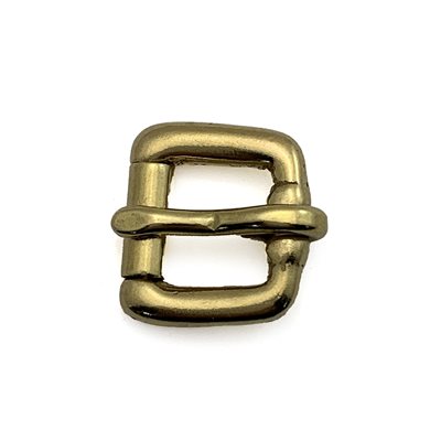 Brass roller buckle 1/2" 