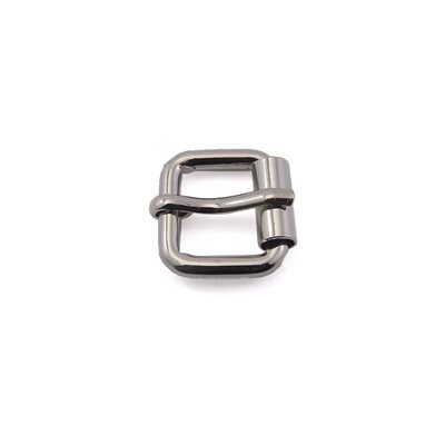 Roller buckle 1/2" electro nickel 