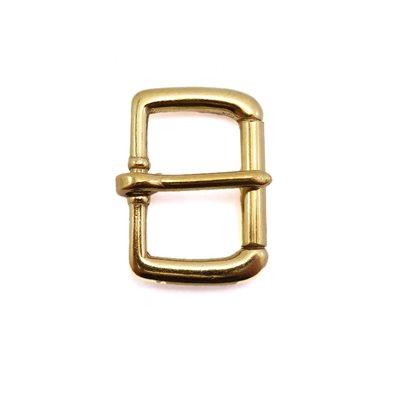 Brass roller buckle 1 1/2" 