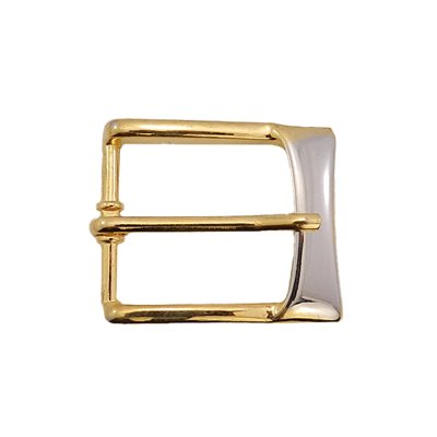 Buckle1 1/8 2 tone nickelgold 