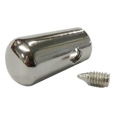 Cord end ±3/16 nickel with screw.