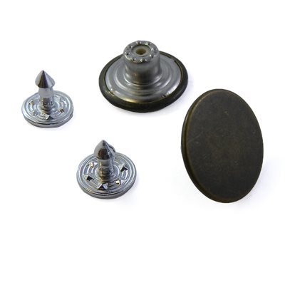 Bouton à jeans plats or antique. (paquet 12)