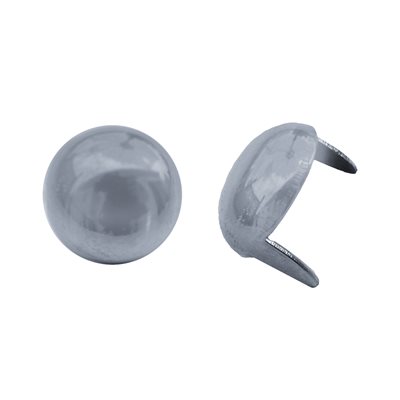 Cabochon 1/4 stainless steel (100)