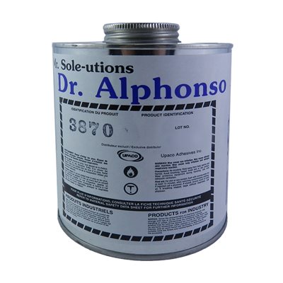 Dr. Alphonso 3870 rubber assembly glue.