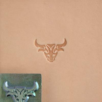 2-D Bull Head Print