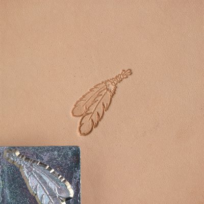 Tampon Deux Plumes 3D