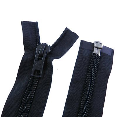 CZP #RT25 #10C Auto Zipper, 36 Separable, Black Only.