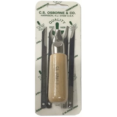 C.S. Osborne #K-460 Handle kit + 4 blades