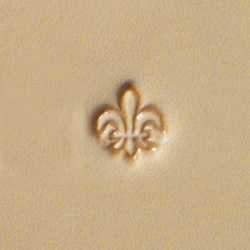 Fleur de lys stamp G508 Craftool®, Tandy Leather.