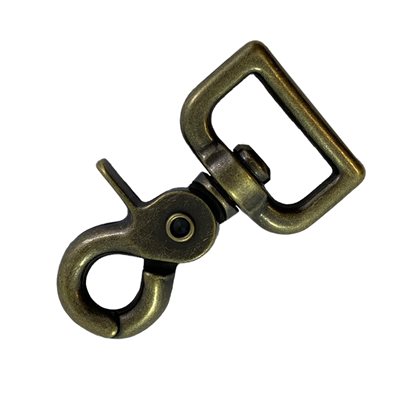 Mousq. 1 rotary scissor. D straight base, antique brass.