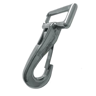 Carabiner 1 chaps nickel on brass 