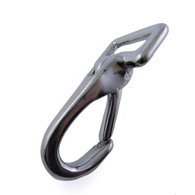 1 strong carabiner, harness, chrome nickel 