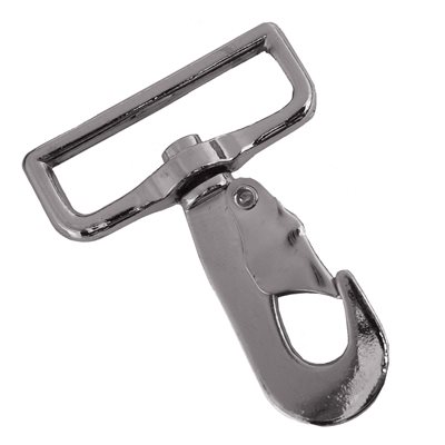 Carabiner 2" Nickel rotating