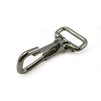 3/4 strong nickel carabiner