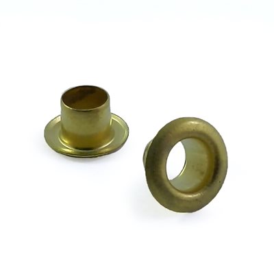 Eyelet #1351 (L: 5.1mm) GOLD ON BRASS
