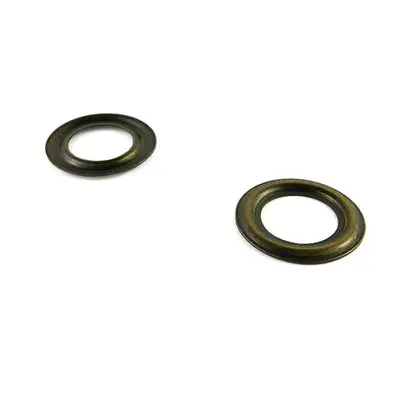 EYELET VL30 (7.4mm) 5/16 ANTIQUE GOLD STEEL.