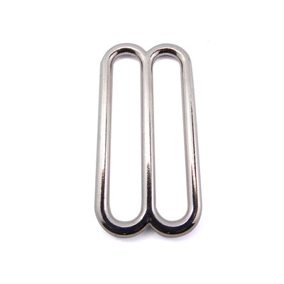 Double loop 1-1/2 rounded nickel