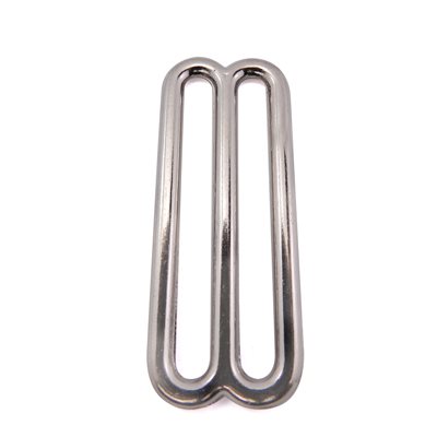 Double loop 1-3/4 rounded nickel SWG