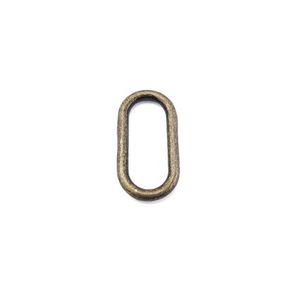 Oval loop 1 antique gold 