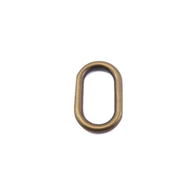 Oval loop 3/4 antique gold