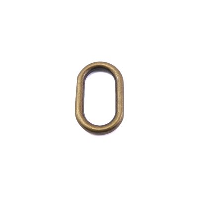 Oval loop 3/4 antique gold