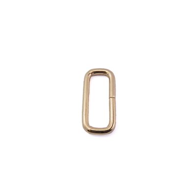 Passant rectangle fil rond  3/4" X 1/4" or (un)