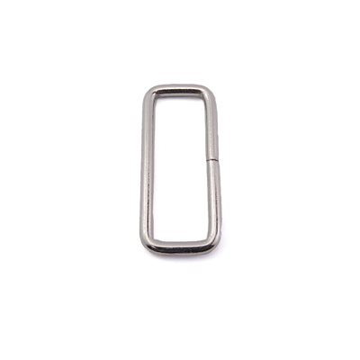 Passant rectangle fil rond 1-1/4 X 3/8nickel