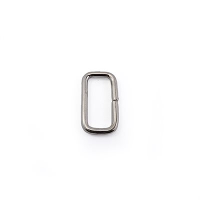 Passant rectangle fil rond 3/4 X 3/8  nickel.