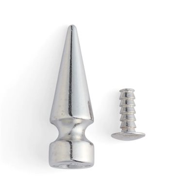 Pointes "spikes" visées 1"1/4 plaquées nickel(10)