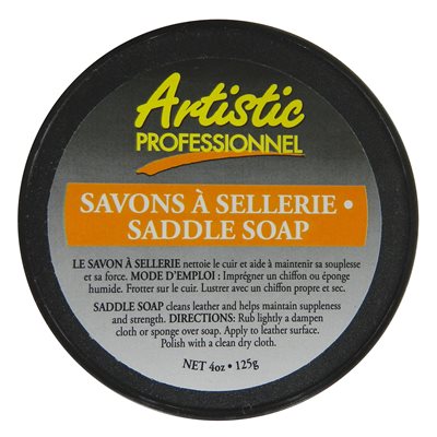 Savon à selles Artistic"Saddle soap"naturel(4oz-125ml)