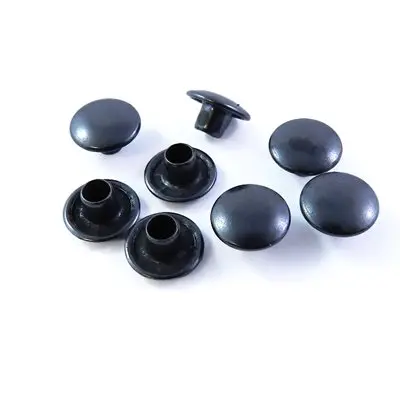 TÊTE DE RIVET#34 GUN METAL   ACIER (1000)--T34GM