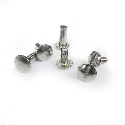 Vis Chicago 1/2" nickel sur laiton(10)