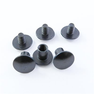 Chicago screw 1/4 gun metal matte.