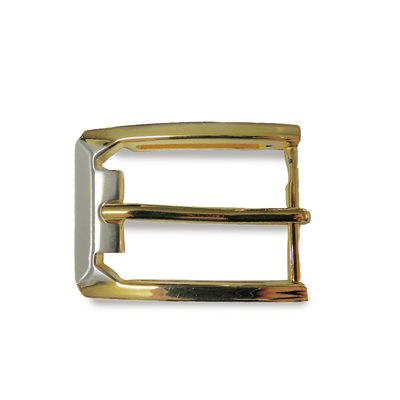 Buckle1 1/8 2 tone nickelgold 