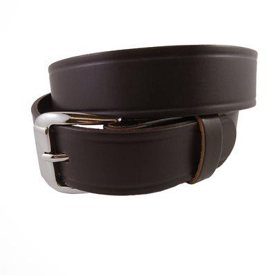 Ceinture 1-1/4" Tannage végétal cuir d'Italie, brun, lignée