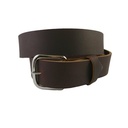 Dark Brown Buffalo Leather Belt