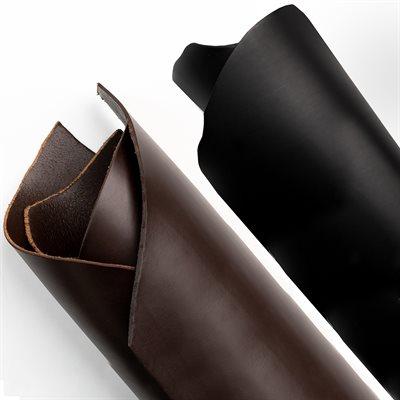 Vegetable tanned leather, Black.