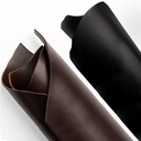 Italian vegetable tanned belt leather 9-10 oz Black