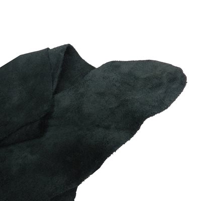 Black Buffalo Suede Hide 5-6oz, (2-2.4mm)