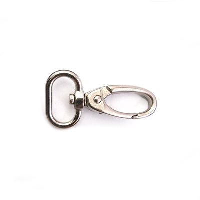 3/4" rotating carabiner with oval base.