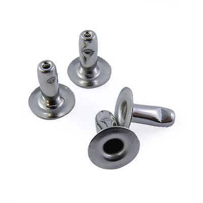 Poteau rivet #33 long 9mm nickel sur acier