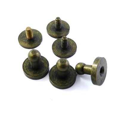 Piolino brass antique finish 9x4x9mm