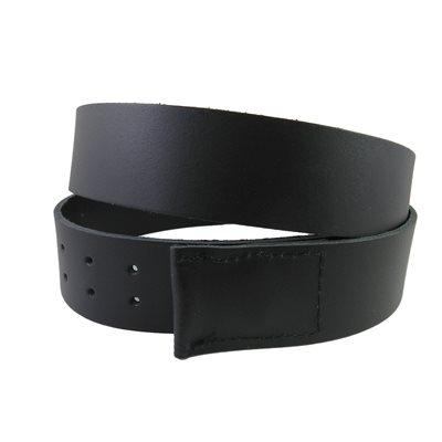 7-8oz Black leather Belt.
