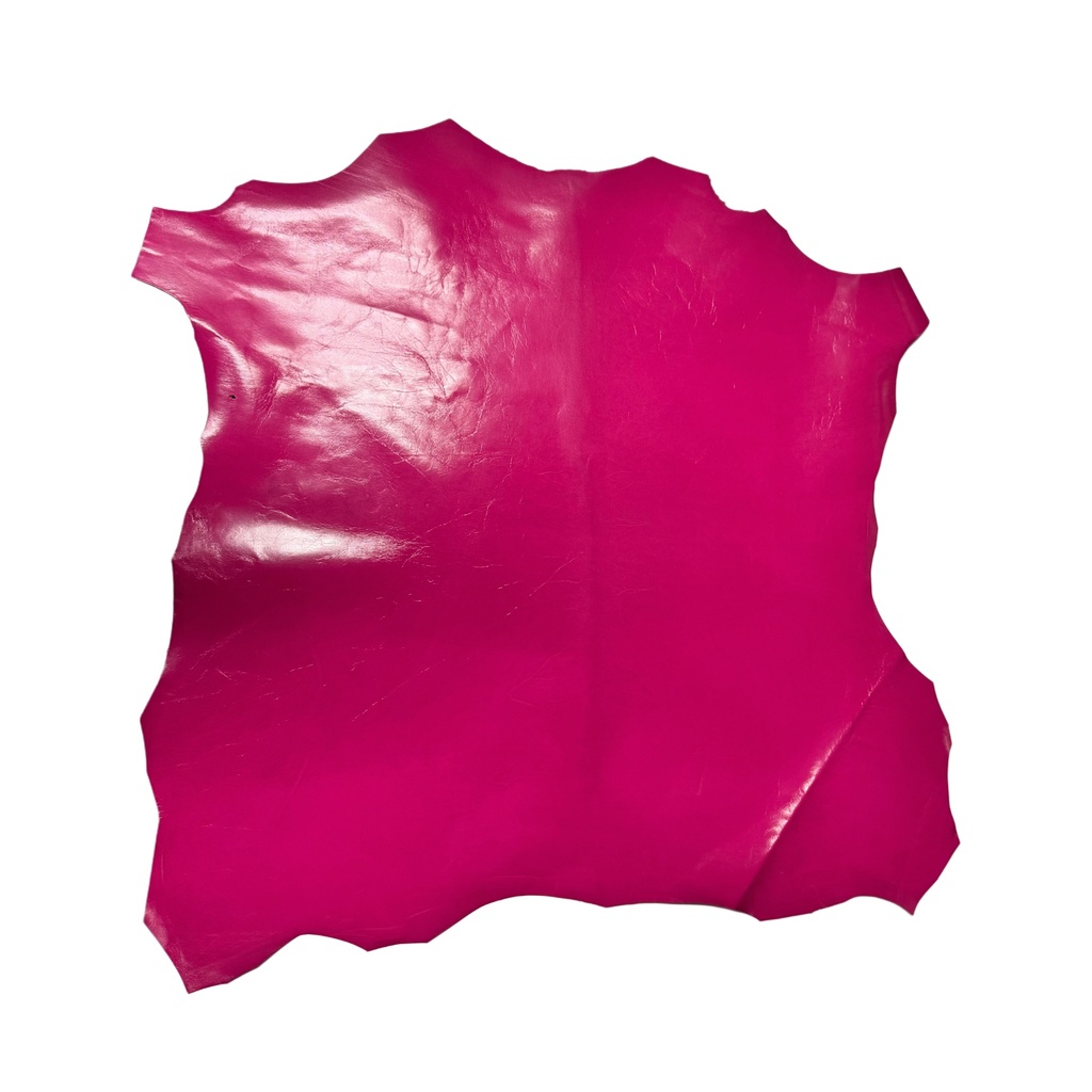 Cuir de chevreau, rose fushia, série limitée.