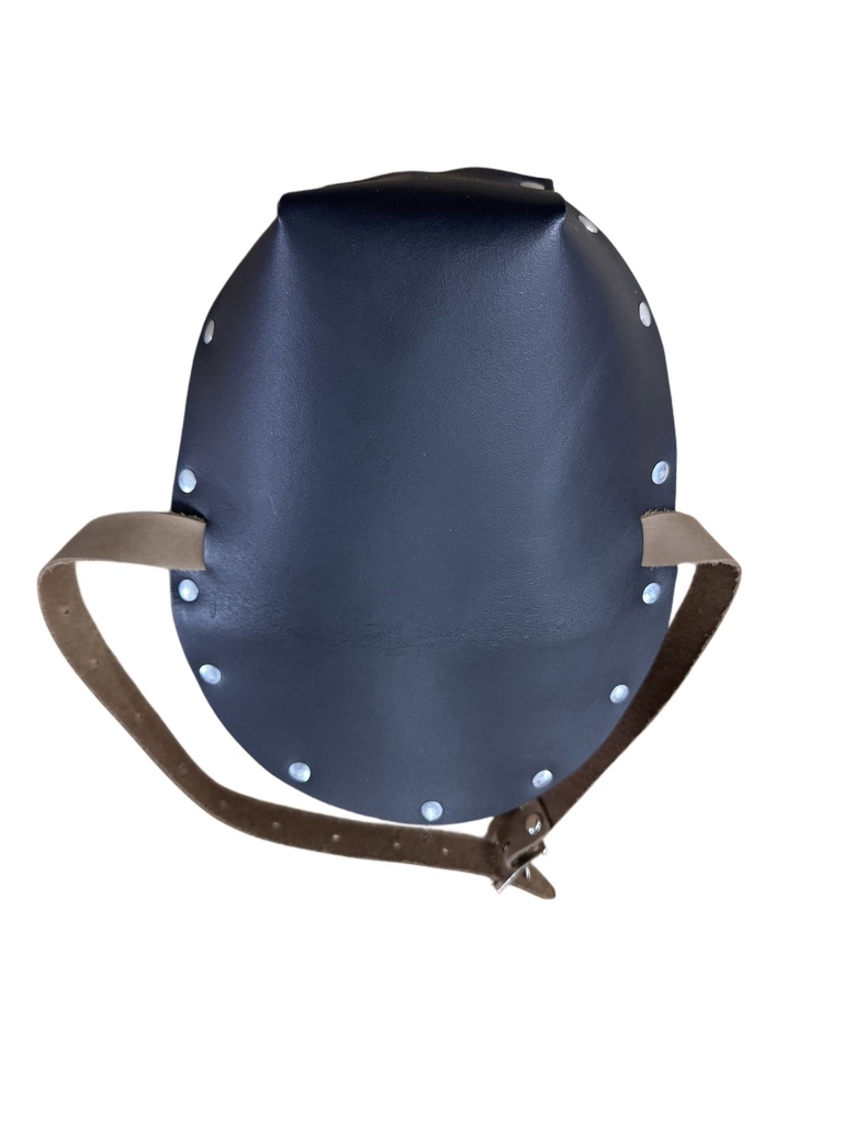 Genouillères en cuir.