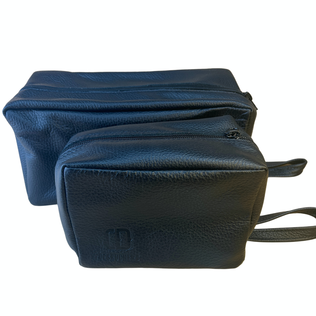 Leather Toiletry Bag.