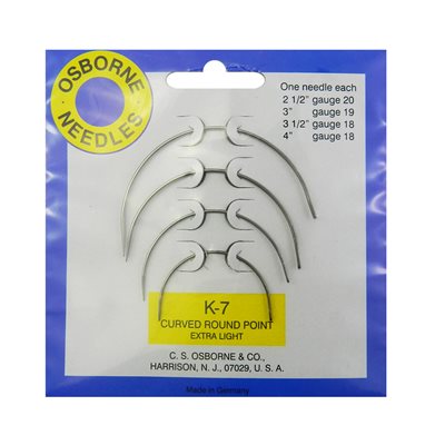 [15020] C.S. Osborne #K7 Aiguilles courbées