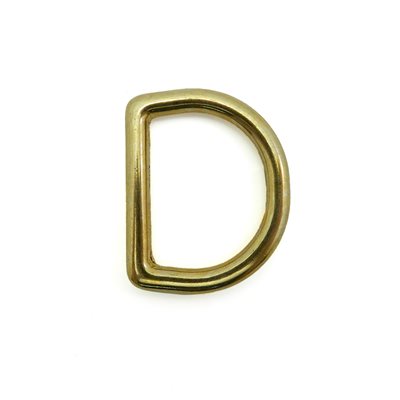 [DC15-B] Anneau  en  D moulé 1.5" brass (un.)